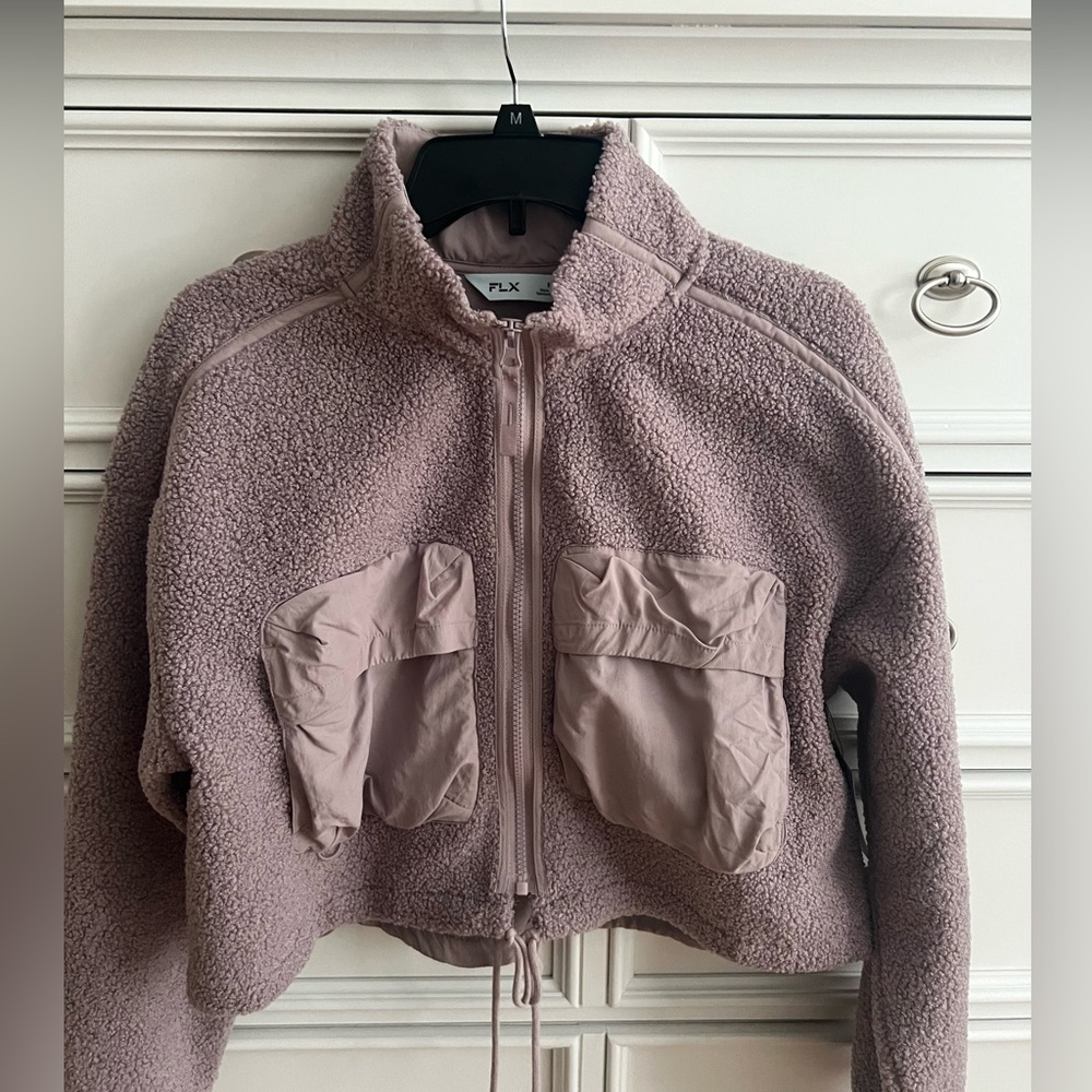 FLX patch sherpa jacket